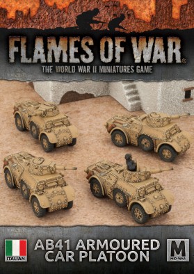 AB41 Armoured Car Platoon - Flames Of War