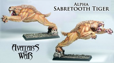 Alpha Sabretoothed Tiger - Avatars Of War