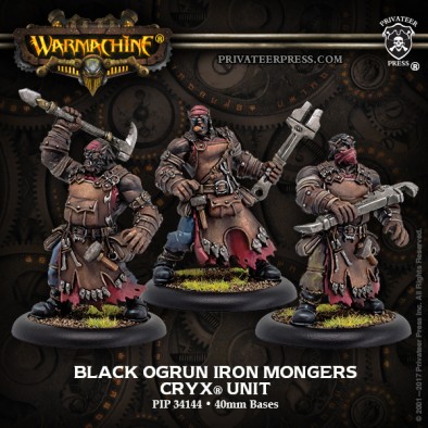 Black Ogrun Iron Mongers - Warmachine