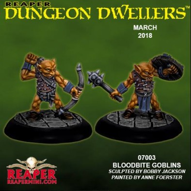 Dungeon Dwellers March - Bloodbite Goblins - Reaper Miniatures