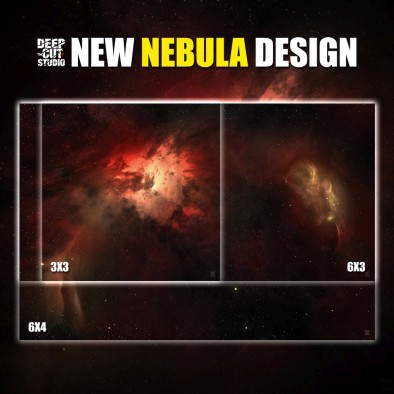 Nebula Mat Design #1 - Deep Cut Studio