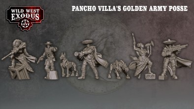 Pancho Villa's Golden Army Posse - Wild West Exodus