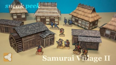 Papierschnitzel - Samurai Village Builder II