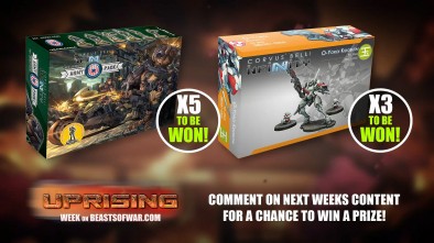 Uprising Week Prizes on Beasts of War