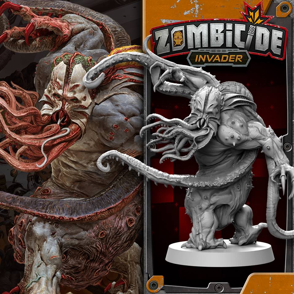 Details about   2 Miniatures Xenos Hunters Invaders Zombicide CMoN 32mm game xeno alien