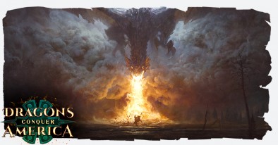 Dragons Conquer America Art #3 - Burning Games