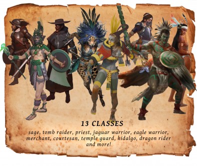 Dragons Conquer America Player Classes - Burning Games