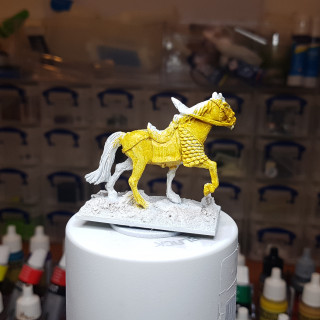 Painting Up the Warlord's Mighty Steed - TAKE 1