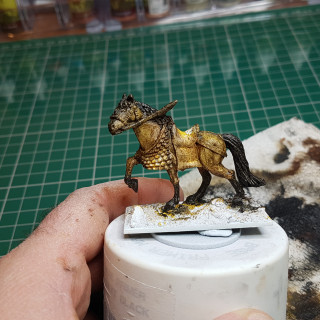 Painting Up the Warlord's Mighty Steed - TAKE 1