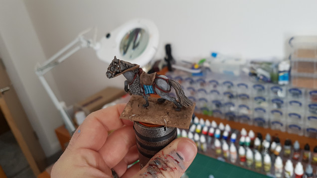 Painting Up the Warlord's Mighty Steed - TAKE 2