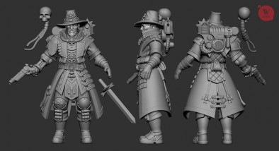 Artel W Miniatures - Witch Hunter WiP