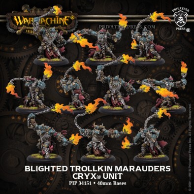 Blighted Trollkin Marauders - Warmachine