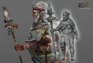 Daku Shaman Free EXO Miniature