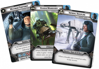 General Veers Card Fan - Star Wars Legion