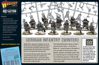 German Infantry Rear (Winter) - Bolt Action
