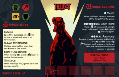 Hellboy Agent Card - Mantic Games