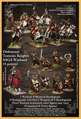 SAGA Age Of Crusades - Ordenstaat Teutonic Knights Warband (Alt)