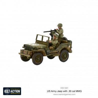 US Army Jeeps With 30cal MMG - Warlord Games