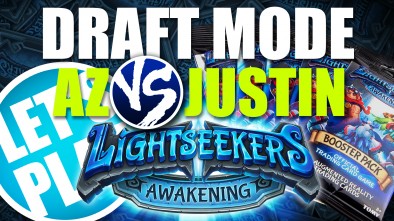 Let's Play: Lightseekers Booster Draft Game - Az vs Justin