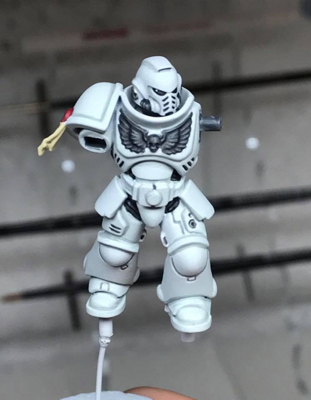 Painting first marine