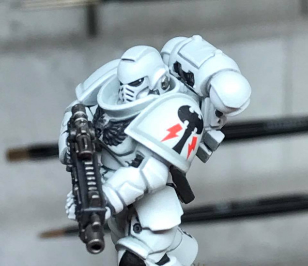 Painting first marine