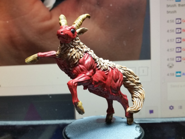 I have been working on my goat.... I mean Screaming Antelope.