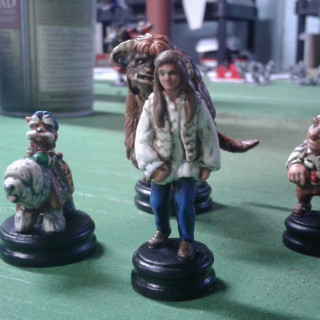 More pictures of the finished minis.