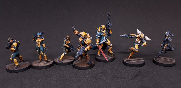 Finished Yu Jing models. 