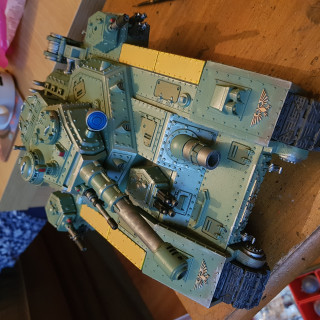 First base coating and the tank I knocked out yesterday.