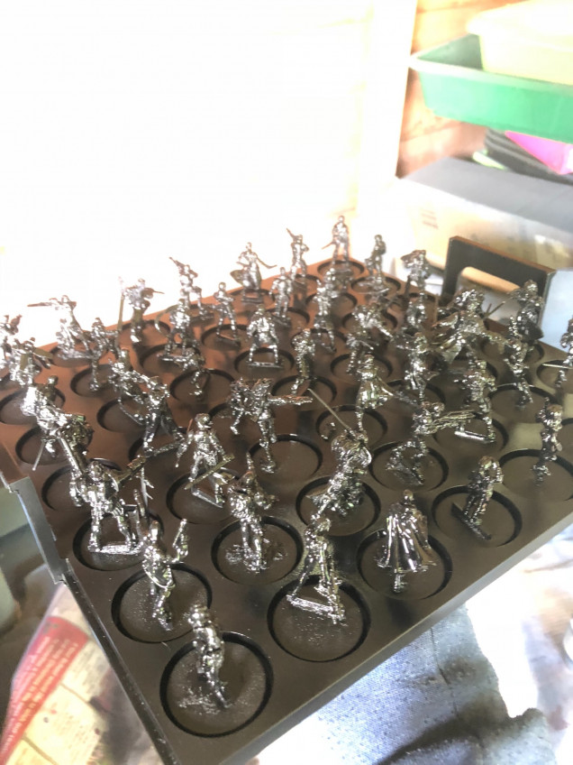 First batch of models  primed