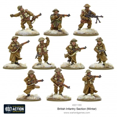 British Infantry Section (Winter) - Bolt Action