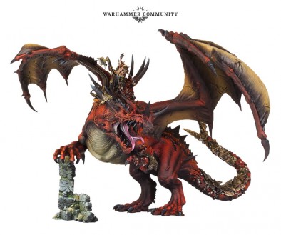 Chaos Khorne Dragon - Age Of Sigmar