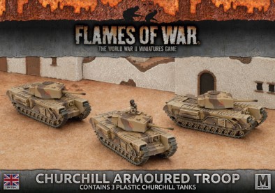 Churchill Armoured Troop - Flames Of War