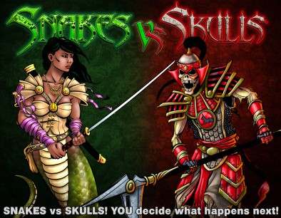 Freeblades Snakes Vs Skulls - DGS Games