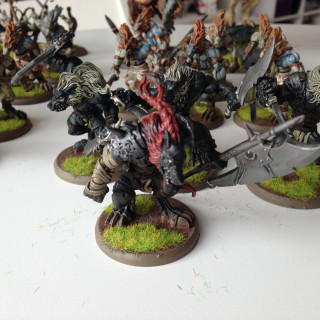 Wulfen / The Herd; a refurbished prepainted and secondhand army