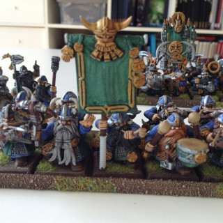 Dwarves; a speedpainted army done in three days by a friend (the owner) and myself