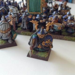 Dwarves; a speedpainted army done in three days by a friend (the owner) and myself