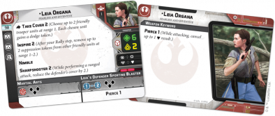 Leia Organa (Cards) - Star Wars Legion