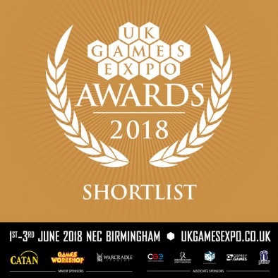 UK Games Expo 2018 Awards - Shortlist