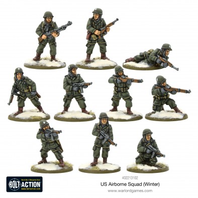 US Airborne Squad (Winter) - Bolt Action