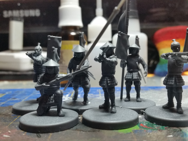 I got some more ashigaru build for Test of Honour. 