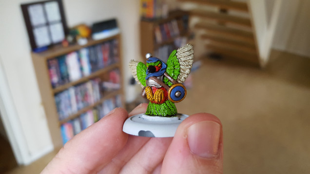 Painting The Bird Warrior...