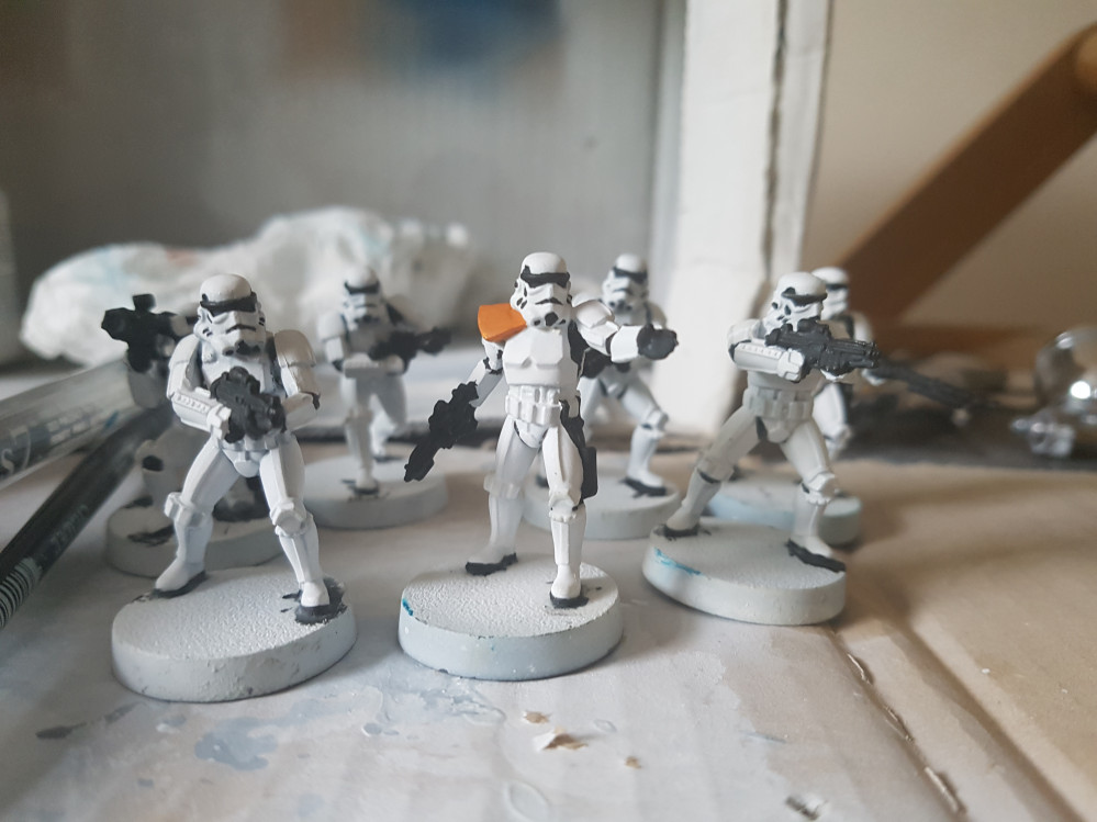 Stark white Stormtroopers