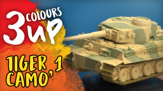 3 Colours Up: Painting A Tiger 1 – Part One Camouflage
