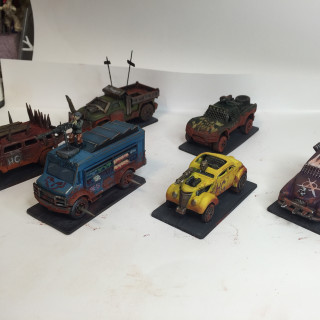 Hotwheel conversions for Gaslands/Route  666 HANIBALS CANNIBALS