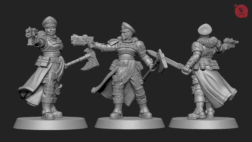 Commissar Raviel - Artel W Miniatures