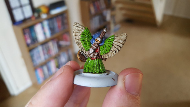 Painting The Bird Warrior...