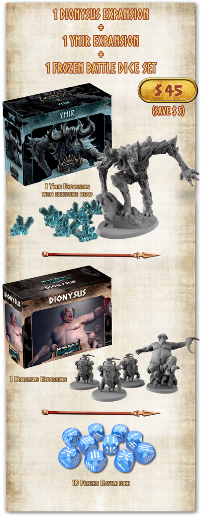 Dionysus & Ymir Expansions - Mythic Battles