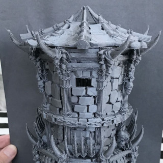 Printable Scenery - Tribal Tower from the 