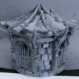 Printable Scenery - Tribal Tower from the 